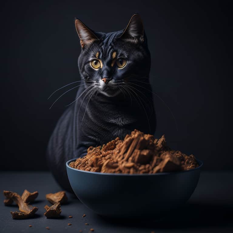 Leonardo Diffusion Create an image featuring a cat near a bowl 2
